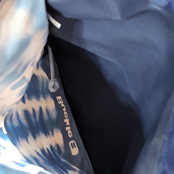 BKE BLUE TIE-DYE CINCH DRAWSTRING BACKPACK BAG UNISEX - Picture 8 of 10